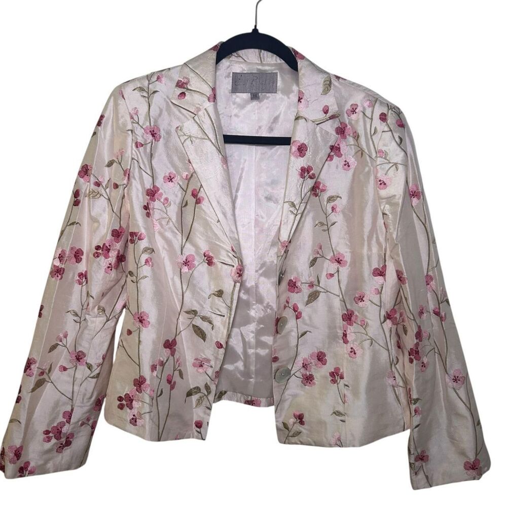 Earl-jean Women's Pink and Tan Jacket